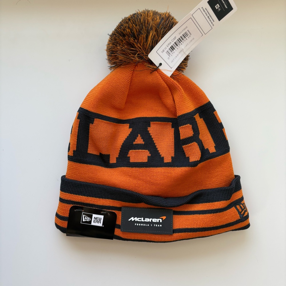 Mcclaren F1 New Era Orange and Black Cap